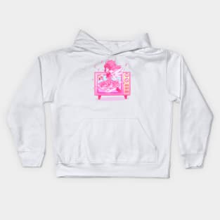 Sakura Retro Kids Hoodie